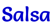 Salsa Schriftart