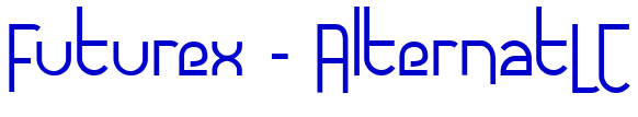 Futurex - AlternatLC Schriftart