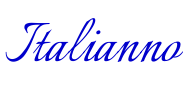 Italianno Schriftart