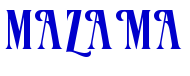 Mazama Schriftart