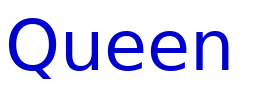 Queen & Country Bold Schriftart