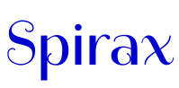 Spirax Schriftart