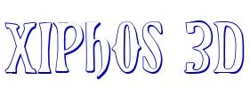 Xiphos 3D Schriftart