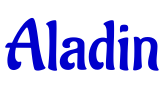 Aladin Schriftart