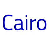 Cairo Schriftart