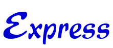 Express Schriftart