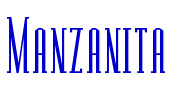 Manzanita Schriftart