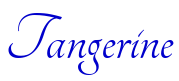 Tangerine Schriftart